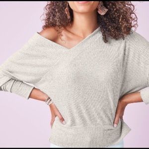 Stella & Dot super soft Double V Sweater